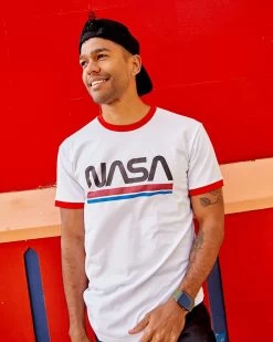 NASA Stripes T-Shirt -T-Shirt Shop 4x5 Graphic T shirtAustralia NASA