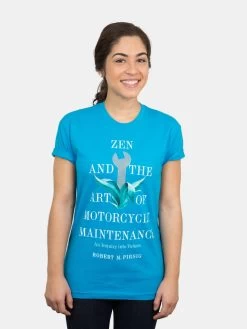 Zen And The Art Of Motorcycle Maintenance Unisex T-Shirt -T-Shirt Shop B 1071 zen and art of motorcycle maintenance unisex book tee 3