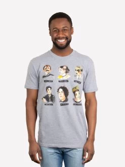 Punk Rock Authors Unisex T-Shirt 8 Punk Rock Authors Unisex T-Shirt -T-Shirt Shop B 1193 punk rock authors unisex book tee front 04