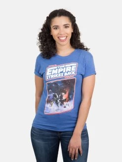 Star Wars: The Empire Strikes Back Unisex T-Shirt 8 Star Wars: The Empire Strikes Back Unisex T-Shirt -T-Shirt Shop B 1262 Star Wars Book Cover The Empire Strikes Back unisex tee front 05