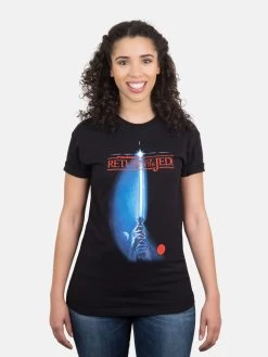 Star Wars: Return Of The Jedi Unisex T-Shirt -T-Shirt Shop B 1263 Star Wars Book Cover Return of The Jedi unisex tee front 05