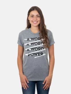 A Word Is Power - Margaret Atwood Unisex T-Shirt -T-Shirt Shop B 1281 A Word After a Word Atwood unisex tee 03
