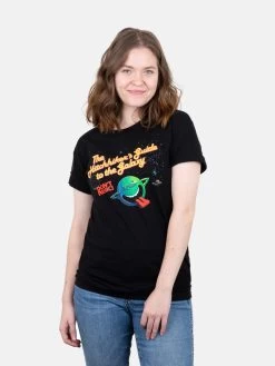The Hitchhiker's Guide To The Galaxy Unisex (Black) T-Shirt -T-Shirt Shop B 1301 the hitchhikers guide to the galaxy unisex tee 03
