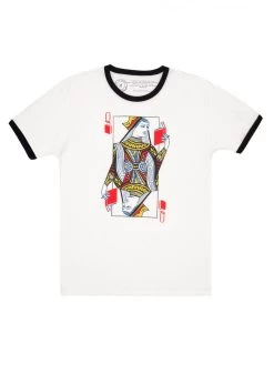 Queen Of Books Unisex Ringer T-Shirt