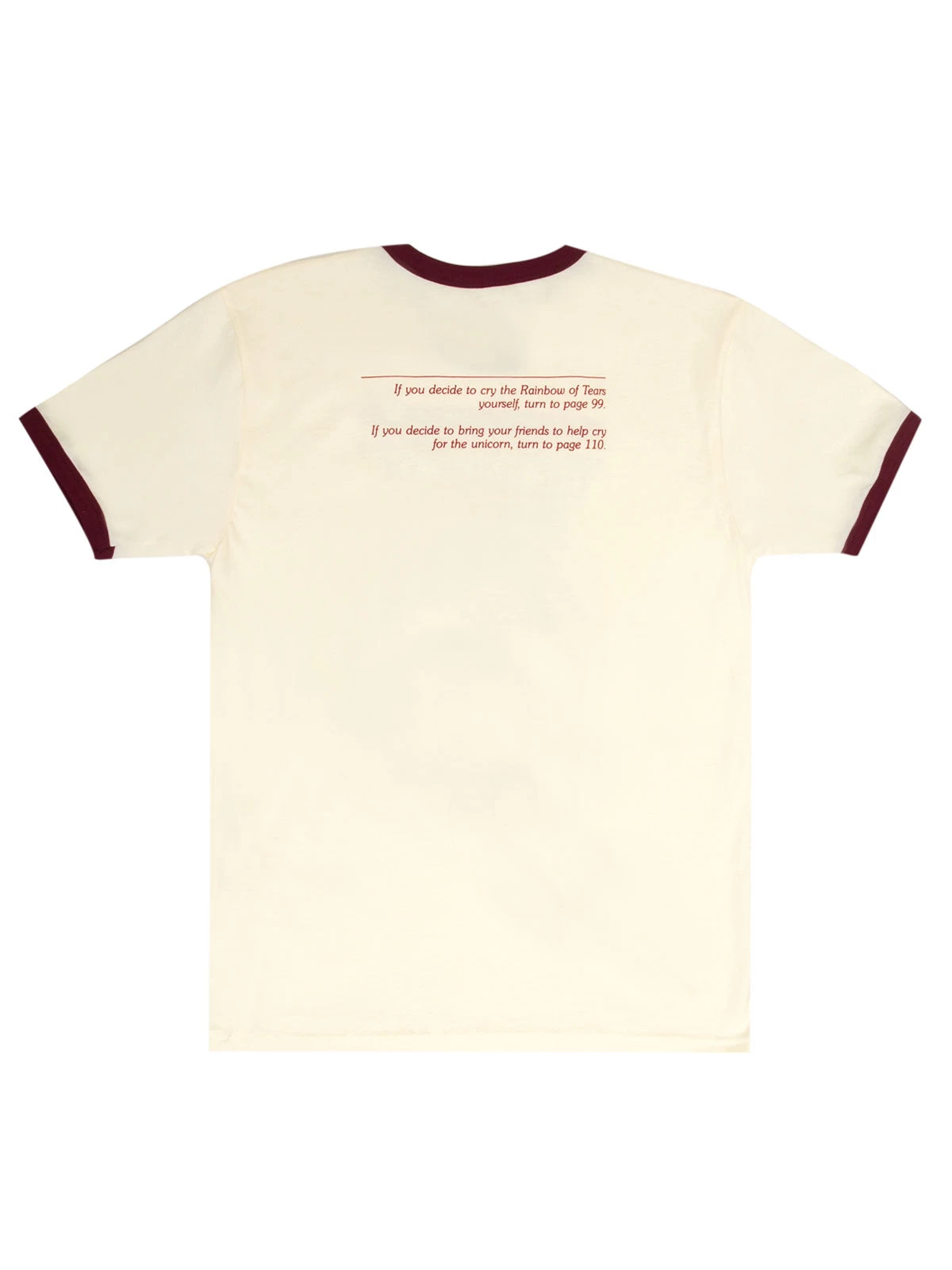 Choose Your Own Adventure: The Magic Of The Unicorn Unisex Ringer T-Shirt 2 Choose Your Own Adventure: The Magic Of The Unicorn Unisex Ringer T-Shirt - Image 2