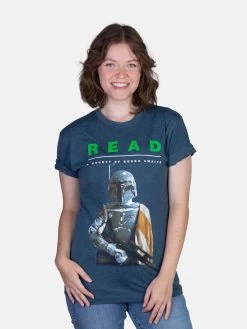 Star Wars Boba Fett READ Unisex T-Shirt -T-Shirt Shop B 1328 Star Wars Read Boba Fett unisex tee 03