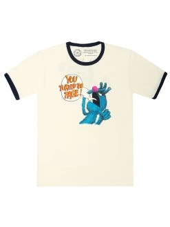 Sesame Street - The Monster At The End Of This Book Unisex Ringer T-Shirt