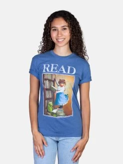 Disney Muppets Miss Piggy And Kermit The Frog READ Unisex T-Shirt -T-Shirt Shop B 1361 Muppets Read Miss Piggy and Kermit unisex tee 03