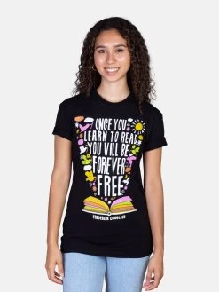 Frederick Douglass - Once You Learn To Read Unisex T-Shirt -T-Shirt Shop B 1368 Frederick Douglass onceyoulearntoreadyouwillbeforeverfree unisex tee 03