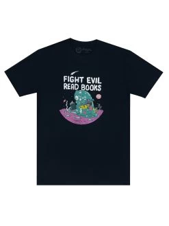 Fight Evil, Read Books Unisex T-Shirt (2023)