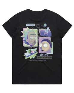 Rick And Morty Experimental T-Shirt -T-Shirt Shop Black Womens T shirt Back c2f1a3b1 8687 4d31 84f0 3aec0c0052ee
