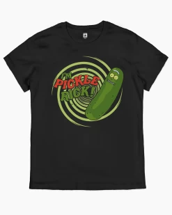 Rick And Morty Pickle Rick T-Shirt 19 Rick And Morty Pickle Rick T-Shirt -T-Shirt Shop Black womens tshirt