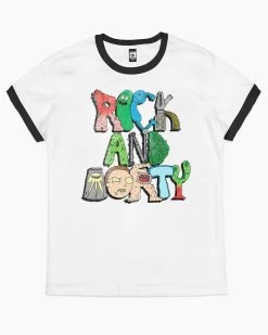 Rick And Morty Thingys T-Shirt -T-Shirt Shop Black Ringer womens tshirt 04230373 f8b4 47a5 b8bb 42a62193f4fe