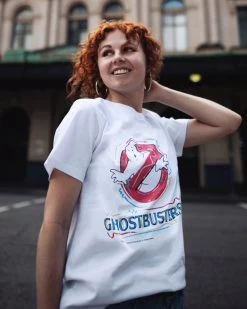 Ghostbusters No Ghost 80’s Aesthetic T-Shirt -T-Shirt Shop GBNoghost80stee
