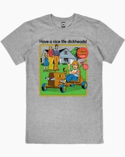 Have A Nice Life T-Shirt -T-Shirt Shop Grey mens tshirt 76c67d60 350d 4b67 9a82 6a1b9bd36295