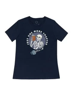 Just One More Chapter – Women's Crew T-Shirt (Print Shop)