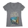A Tree Grows In Brooklyn Women's V-Neck T-Shirt