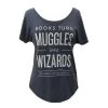 Books Turn Muggles Into Wizards Women’s Relaxed Fit T-Shirt