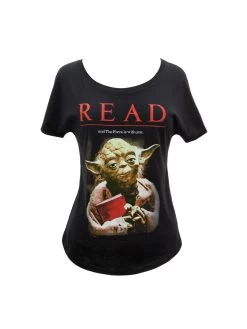 Star Wars Yoda READ Women’s Relaxed Fit T-Shirt