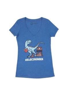 Velocireader Women's V-Neck T-Shirt