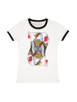 Queen Of Books Women's Ringer T-Shirt