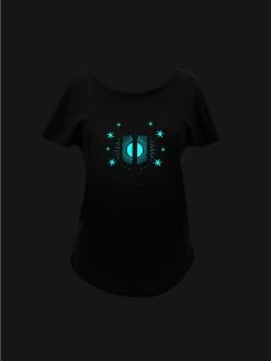 Lumos Library Squad Women’s Relaxed Fit T-Shirt -T-Shirt Shop L 1425 Harry Potter Alliance lumos library squad ravenclaw blue glow in the dark womens tee 02 d4a5833b f82a 43aa 810d 61fbe5531029