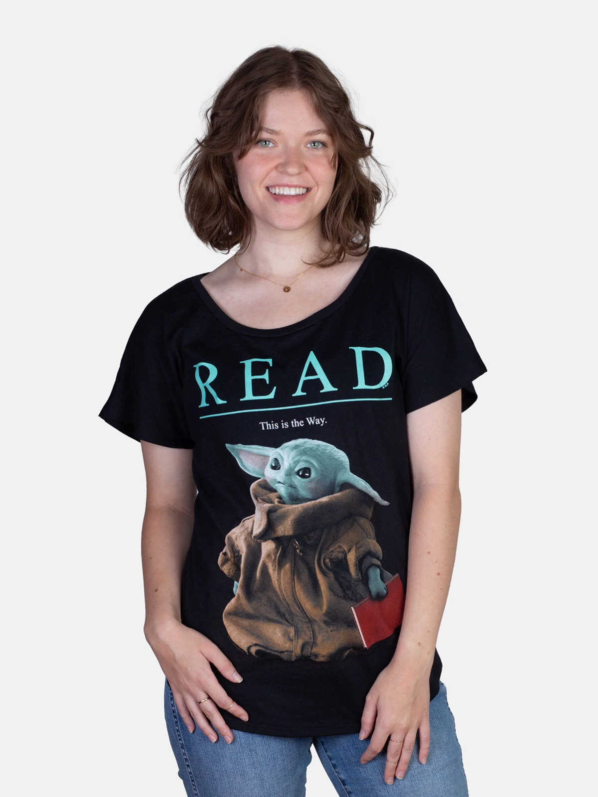 Star Wars Grogu™ READ Women’s Relaxed Fit T-Shirt 2 Star Wars Grogu™ READ Women’s Relaxed Fit T-Shirt - Image 2