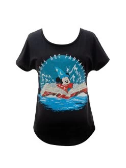 Disney Fantasia The Sorcerer's Apprentice Women’s Relaxed Fit T-Shirt