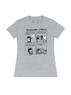 Sarah's Scribbles - Bookworm Habits Women's Crew T-Shirt