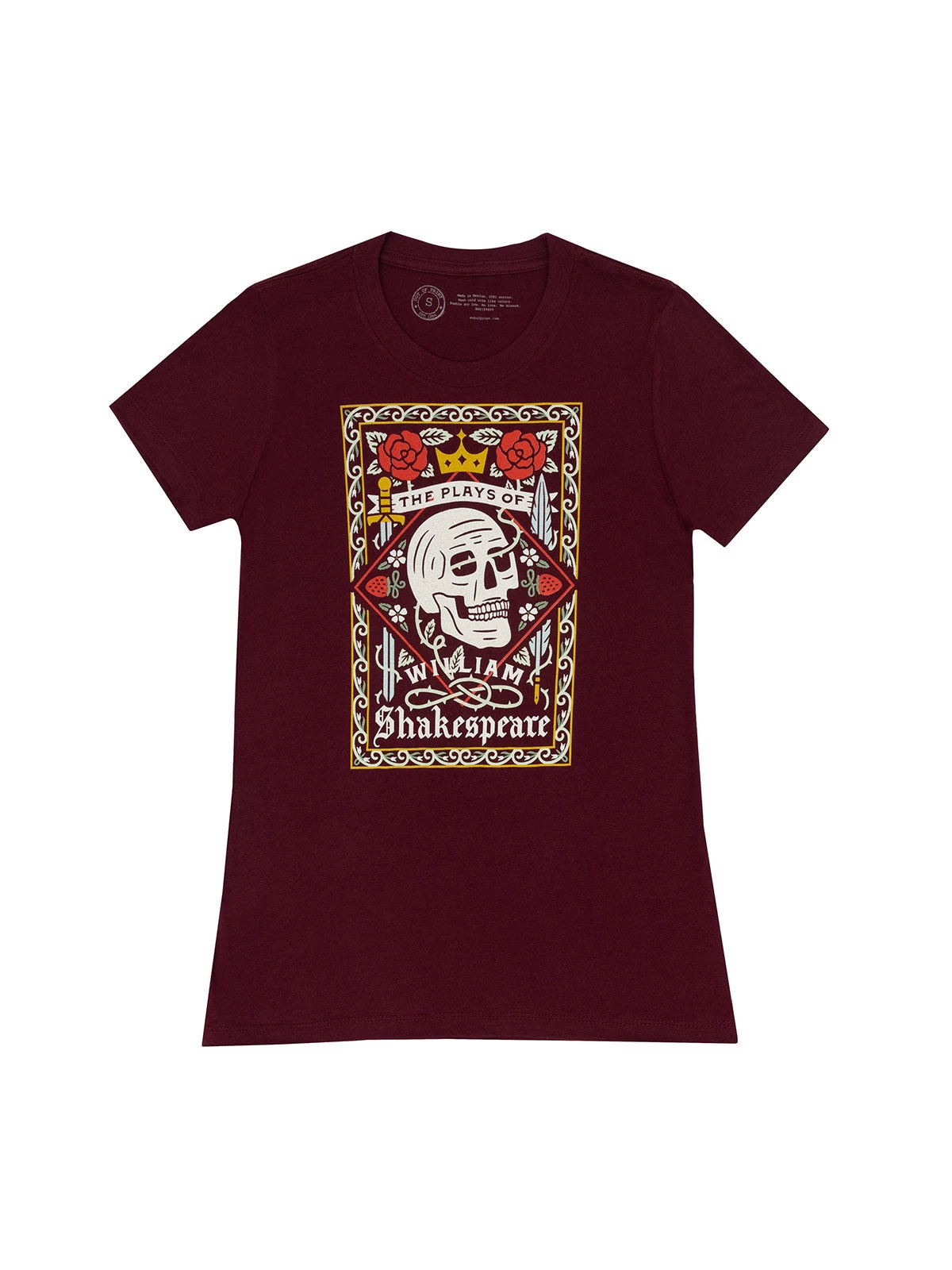 The Plays Of William Shakespeare (Tanamachi) Women's Crew T-Shirt 1 The Plays Of William Shakespeare (Tanamachi) Women's Crew T-Shirt