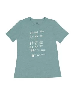Library Stamp – Women's Crew T-Shirt (Print Shop) -T-Shirt Shop LS 2.4