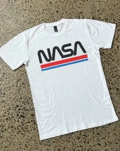 NASA Stripes T-Shirt -T-Shirt Shop NASA