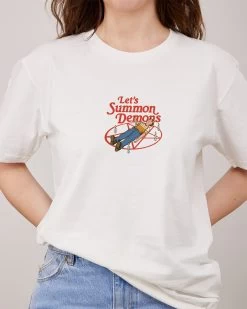 Let's Summon Demons Front And Back T-Shirt -T-Shirt Shop Natural Mens Ecom Front 5a039cdf 2a3d 4b88 80ee fe0b9d777608