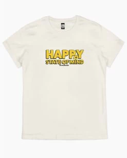 Happy State Of Mind T-Shirt -T-Shirt Shop Natural womens tshirt 943880a3 efde 4452 b599 17b3b87c1a65