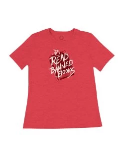 Read Banned Books – Women's Crew T-Shirt (Print Shop) -T-Shirt Shop RBB 1.7