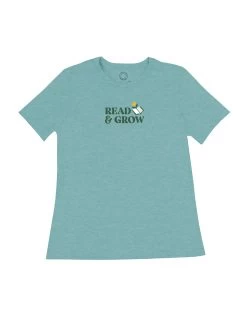 Read & Grow – Women's Crew T-Shirt (Print Shop) -T-Shirt Shop RG 1.7