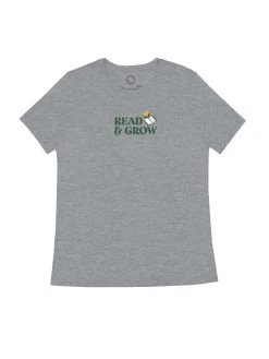 Read & Grow – Women's Crew T-Shirt (Print Shop) -T-Shirt Shop RG 1.8