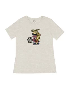 Speed Readers Club – Women's Crew T-Shirt (Print Shop) -T-Shirt Shop SRC 1.10