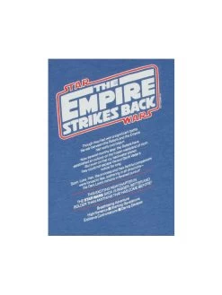 Star Wars: The Empire Strikes Back Women’s Relaxed Fit T-Shirt -T-Shirt Shop Star Wars Book Cover The Empire Strikes Back back of tee