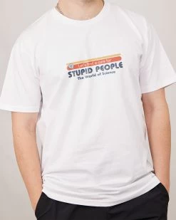 Let's Find A Cure For Stupid People Front And Back T-Shirt -T-Shirt Shop White MensEcomFront fae52943 db54 49c0 b876 141f9f3645ad