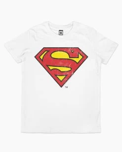 DC Superman Classic Logo Kids T-Shirt 5 DC Superman Classic Logo Kids T-Shirt -T-Shirt Shop White tshirt kids edda3b2d f33c 44ea 9c12 e23b9867b719
