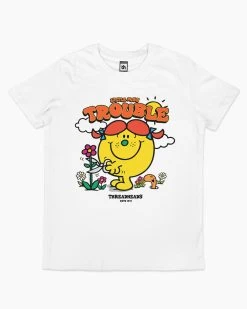 Little Miss Trouble Kids T-Shirt