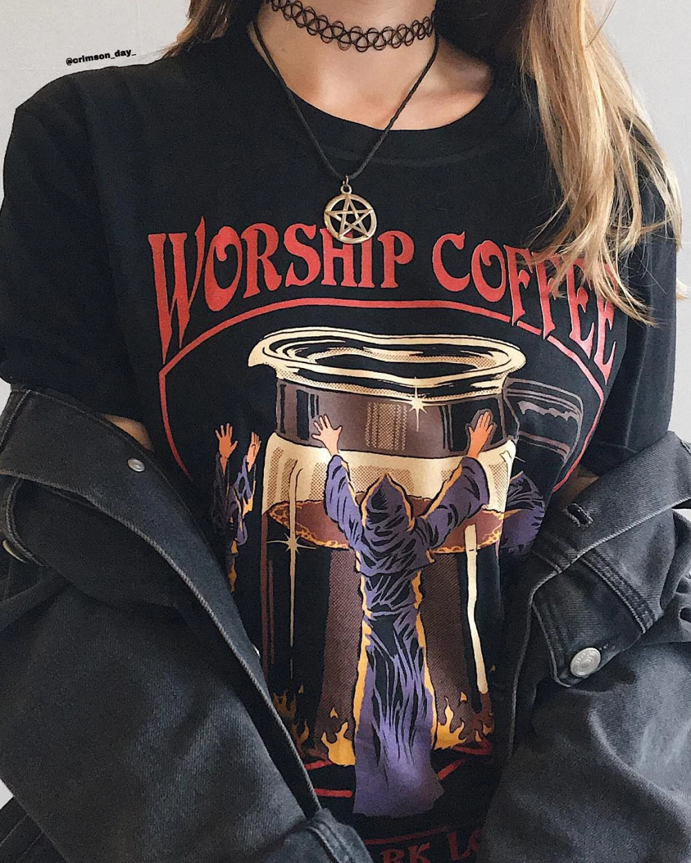 Worship Coffee T-Shirt 3 Worship Coffee T-Shirt - Image 3