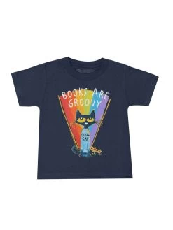 Pete The Cat - Books Are Groovy Kids' T-Shirt