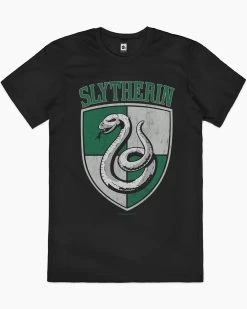 Harry Potter Slytherin Crest T-Shirt 12 Harry Potter Slytherin Crest T-Shirt -T-Shirt Shop black slytherin crest mens tshirt
