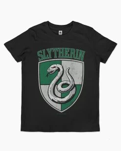 Harry Potter Slytherin Crest Kids T-Shirt