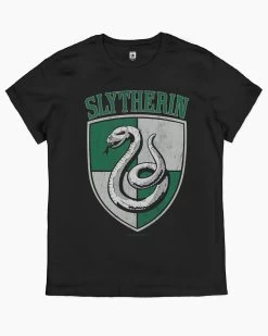Harry Potter Slytherin Crest T-Shirt 13 Harry Potter Slytherin Crest T-Shirt -T-Shirt Shop black slytherin crest womens tshirt