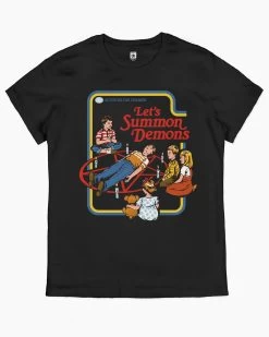 Let's Summon Demons T-Shirt 12 Let's Summon Demons T-Shirt -T-Shirt Shop black summon demons womens tshirt
