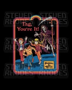 Tag You're It! T-Shirt -T-Shirt Shop black tag youre it