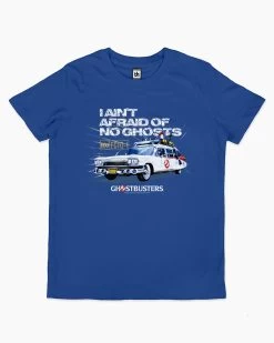 Ghostbusters Ectomobile Kids T-Shirt -T-Shirt Shop blue ecto 1 tshirt kids